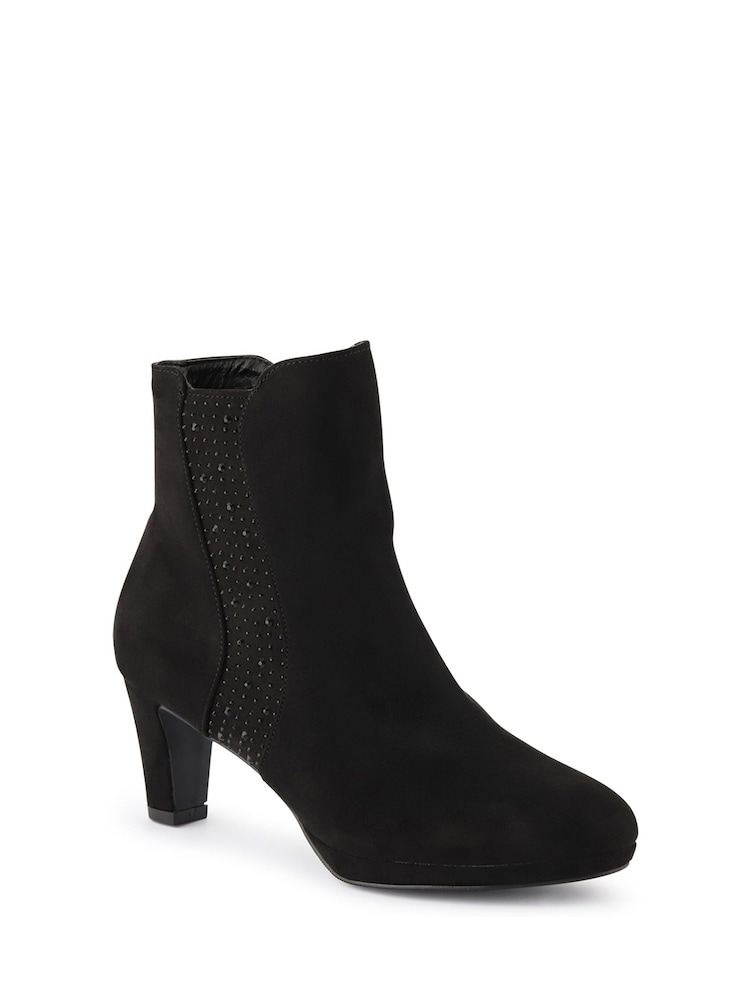 Pavers Chic Platform Heeled Ankle Boots - Imagen 2 de 5