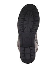 Pavers Black Knitted Cuff Ankle Boots - Image 5 of 5