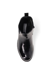 Pavers Black Wide Fit Chelsea Boots - Image 4 of 5