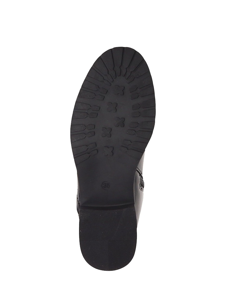 Pavers Black Wide Fit Chelsea Boots - Image 5 of 5