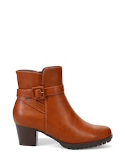 Pavers Tan Chic Ankle Boots - Image 1 of 5
