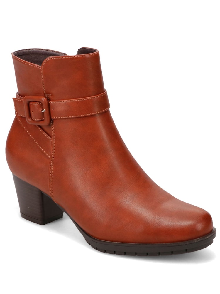 Pavers Tan Chic Ankle Boots - Image 2 of 5