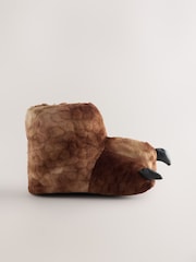 Brown Dinosaur Claw 3D Slipper Boots - Image 2 of 5