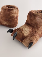 Brown Dinosaur Claw 3D Slipper Boots - Image 5 of 5