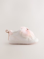 Belo-roza - Baker by Ted Baker Baby Girls Organza Bow Padders Trainers - Slika 2 iz 5