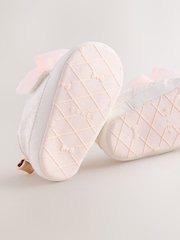 Belo-roza - Baker by Ted Baker Baby Girls Organza Bow Padders Trainers - Slika 4 iz 5