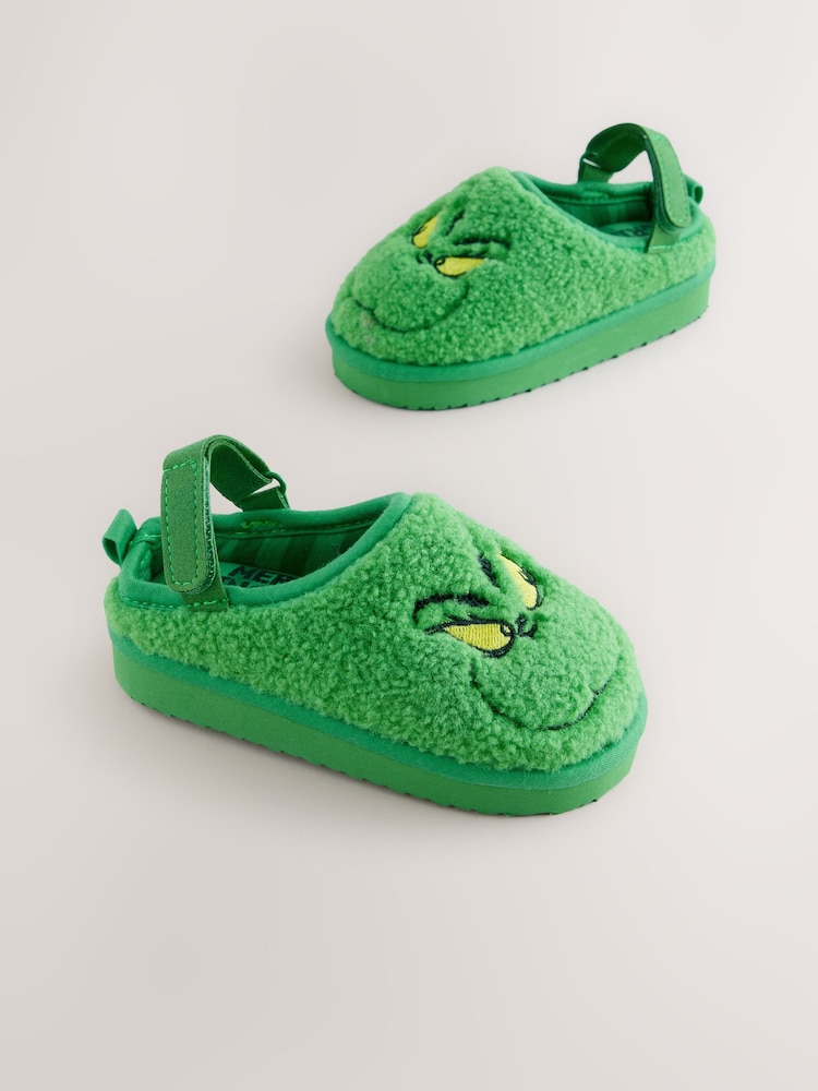 أخضر - Grinch Borg Slipper Mules - صورة 1 من 10