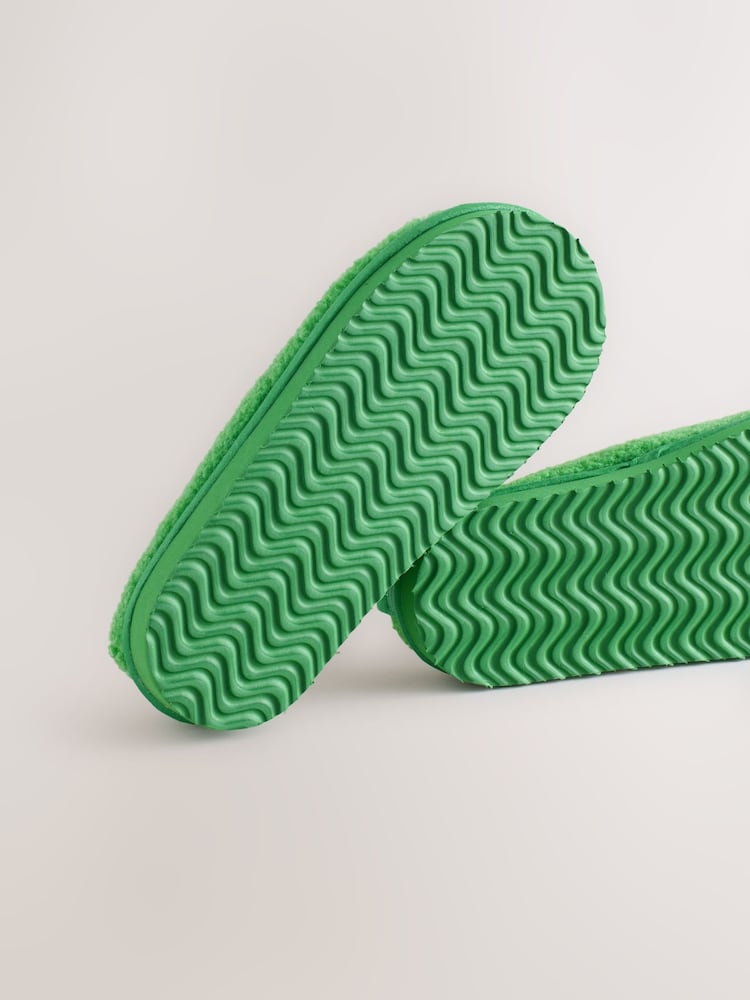 Green Grinch Borg Slipper Mules - Image 10 of 10 Green Grinch Borg Slipper Mules - Image 10 of 10