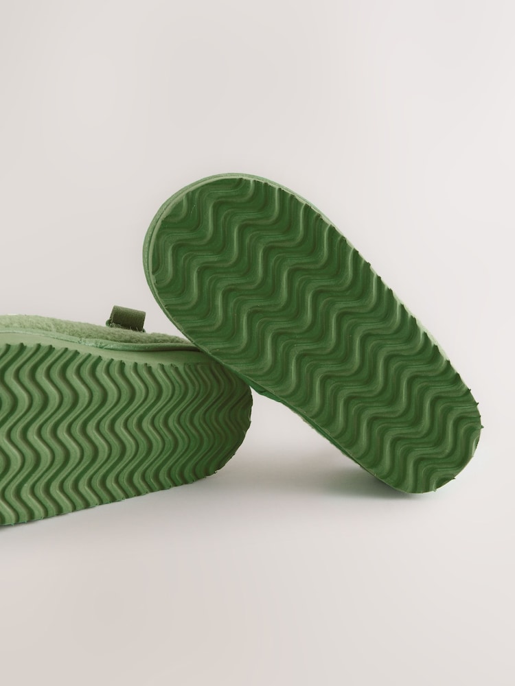 Green Grinch Borg Slipper Mules - Image 6 of 6 Green Grinch Borg Slipper Mules - Image 6 of 6
