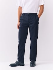 Black Cotton Blend Chino Trousers - Image 1 of 1