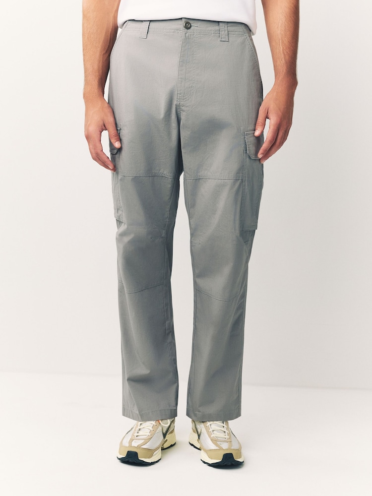 Grey Ripstop Cargo Trousers - Image 1 of 1