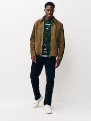 Black Cotton Blend 5 Pocket Trousers - Image 3 of 6