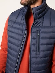 FatFace Dartmouth Navy Padded Gilet - Image 4 of 5