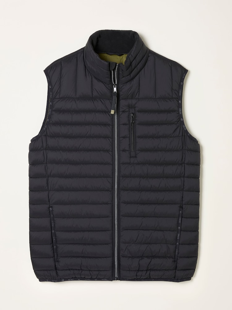 FatFace Dartmouth Black Padded Gilet - Image 1 of 1