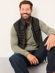 Preto - Gilet acolchoado FatFace - Imagem 3 de 5