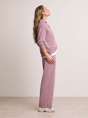 JD Williams Purple Purple Wide Leg Joggers - Image 4 of 5