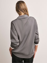Anthology By JD Williams Grey Collared Modal Sweatshirt - Image 4 of 4