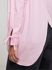Simply Be Pink Oversized Open Back 100% Cotton Shirt - Image 4 of 4