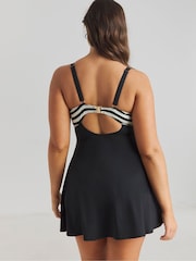 Simply Be Black Magisculpt Underwired Swimdress - Image 3 of 4
