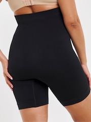 Simply Be Black/ Nude Seamfree Thigh Shaper Medium Control Briefs 2 Pack - Image 5 of 8