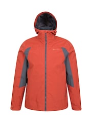 Mountain Warehouse Orange Mens Mist Extreme Waterproof 3-in-1 Jacket - Image 9 of 11