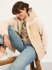 FatFace Honey Ivory Fleece - Image 4 of 5