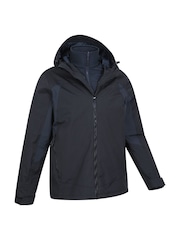 Mountain Warehouse Mens Mist Extreme à prova d'água 3-in-1 Jacket - Imagem 2 de 6