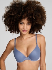 Victoria's Secret Dusty Iris Blue Push Up Non Wired Push Up Bra - Image 1 of 2