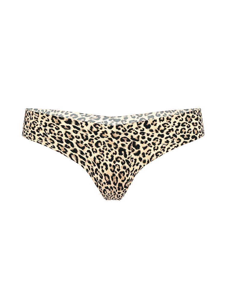 Victoria's Secret Leopard Brown Thong Knickers - Image 2 of 2