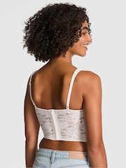 Victoria's Secret PINK Winter White Lace Corset - Image 2 of 2