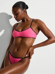 Victoria's Secret Ultra Pink Scoop Scuba Bikini Top - Image 1 of 3