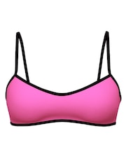 Victoria's Secret Ultra Pink Scoop Scuba Bikini Top - Image 3 of 3