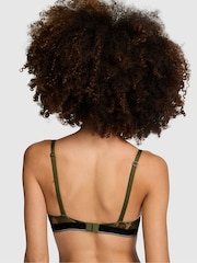 Victoria's Secret PINK Olive Green Lightly Lined Mesh Bra - Image 2 of 3