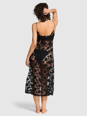 Victoria's Secret PINK Black Flyaway Coverup Maxi Dress - Image 2 of 3