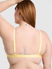 Victoria's Secret PINK Lemon Yellow Bralette Embroidery Bra - Image 2 of 4