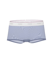 Victoria's Secret PINK Dusty Iris Blue Short Logo Mesh Knickers - Image 3 of 3