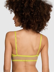 Victoria's Secret PINK Sahara Green Triangle Lace Bralette - Image 2 of 2