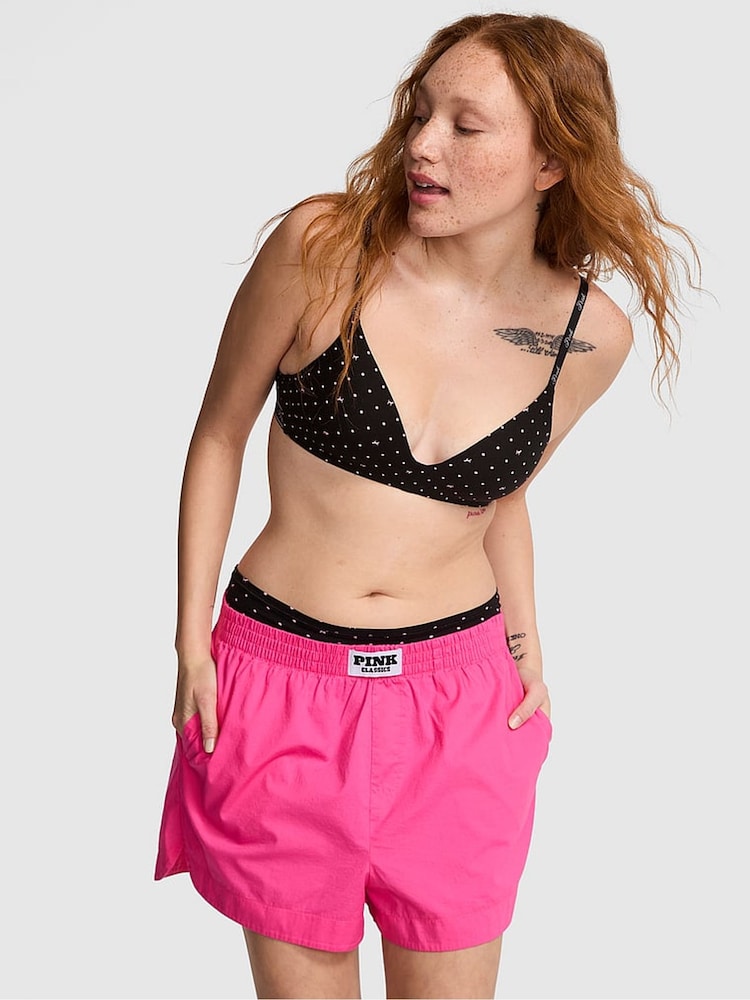 Victoria's Secret PINK Rose Pink Short Pyjama Bottoms - Image 1 of 2 Victoria's Secret PINK Rose Pink Short Pyjama Bottoms - Image 1 of 2