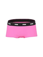 Victoria's Secret PINK Radiant Rose Pink Short Logo Mesh Knickers - Image 3 of 3