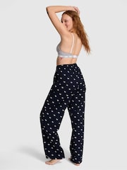 Victoria's Secret PINK Navy Blue Dog Print Boyfriend Pyjama Bottoms - Image 2 of 2