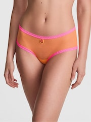 Victoria's Secret PINK Vitamin C Orange Cheeky Lace Trim Knickers - Image 1 of 2