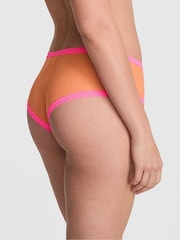 Victoria's Secret PINK Vitamin C Orange Cheeky Lace Trim Knickers - Image 2 of 2