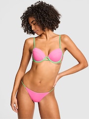 Victoria's Secret PINK Carmine Rose Pink Bikini Bottoms - Image 3 of 3