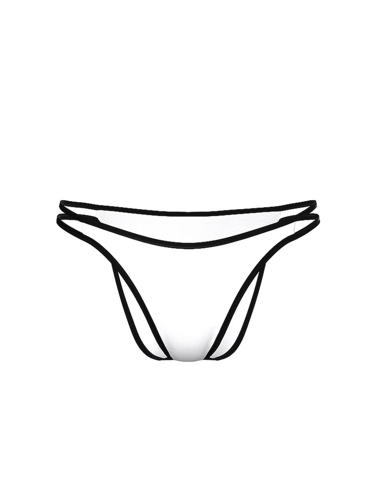 Victoria's Secret White Cheeky Scuba Bikini Bottoms - Image 3 of 3