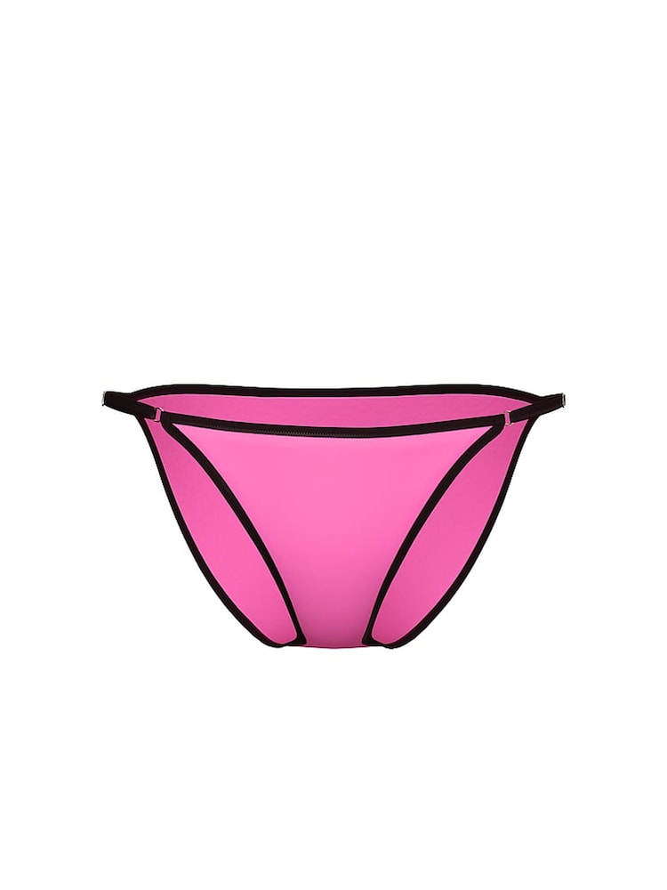 Victoria's Secret Ultra Pink Scuba String Bikini Bottoms - Image 3 of 3