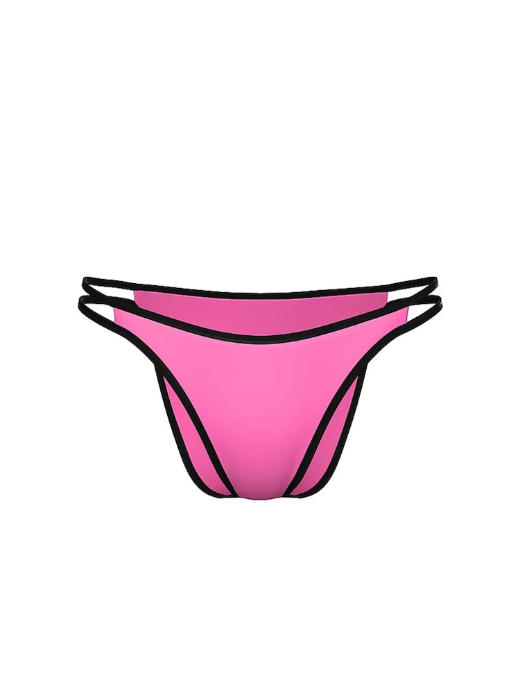 Victoria's Secret Ultra Pink Cheeky Scuba Bikini Bottoms - Image 3 of 3