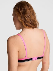 Victoria's Secret PINK Radiant Rose Pink Super Push Up Mesh Bra - Image 2 of 4