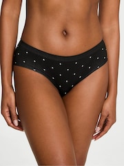 Victoria's Secret Black Dot Hipster Knickers - Image 1 of 3