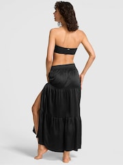 Victoria's Secret PINK Black Satin Skirt - Image 2 of 3