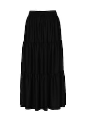 Victoria's Secret PINK Black Satin Skirt - Image 3 of 3